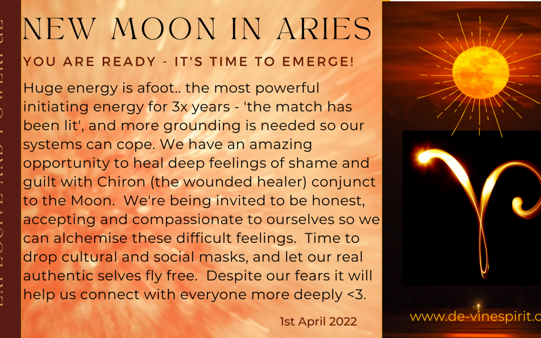 New Moon in Aries – Profound Healing Opportunities
